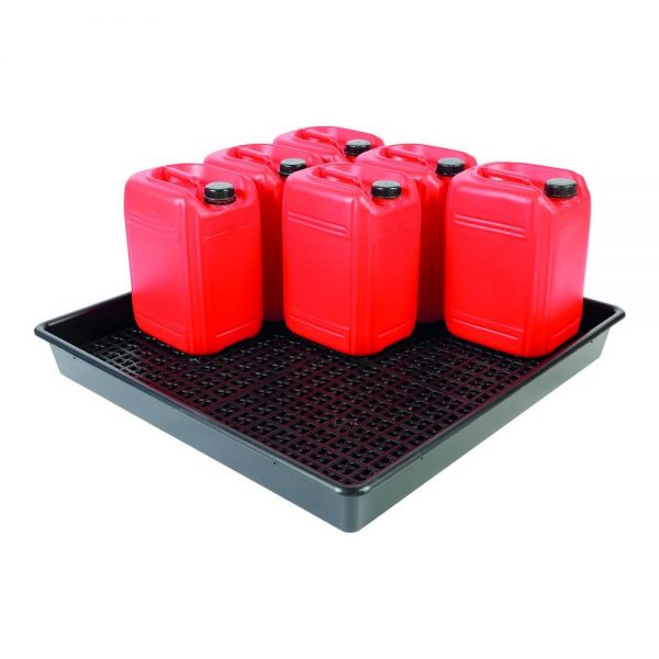 100 x 100 x 12cm 9 x 25L drum tray with container stand