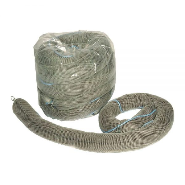 4 12cm x 3m Rope, Clips Rings & Net, Poly wrapped