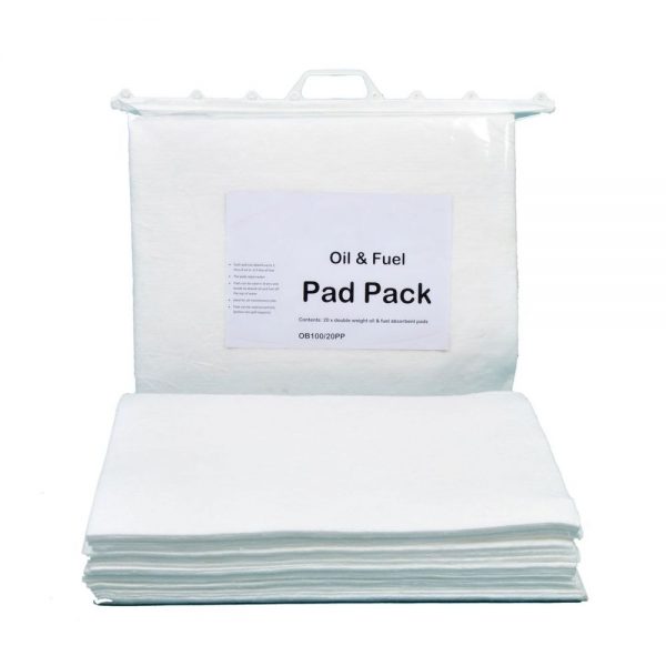 1 pk of 20 pads Clip top bag