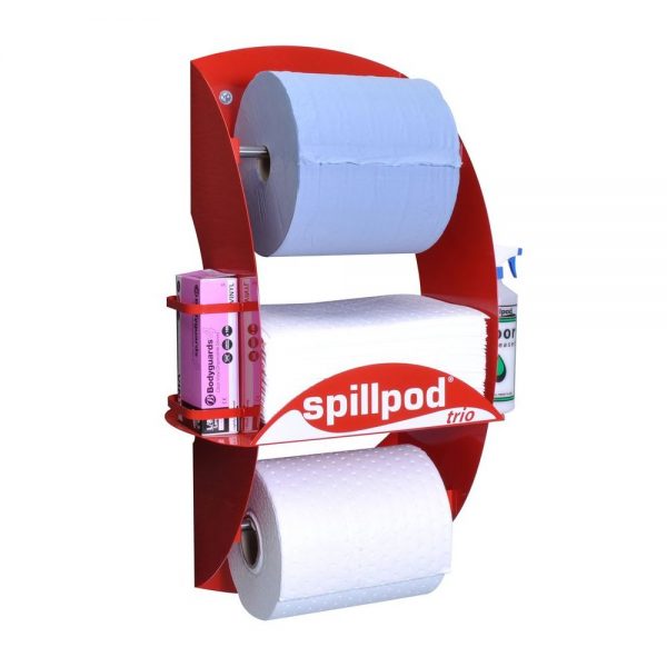 1 x Refill Pack: Blue paper roll, 75 absorbent pads and Quick-Rip absorbent roll